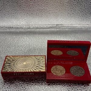 Bobbi Brown Suede Sugar and Steel Quartz Shimmer Eyeshadow set of two. New